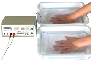 水道水イオントフォレーシス